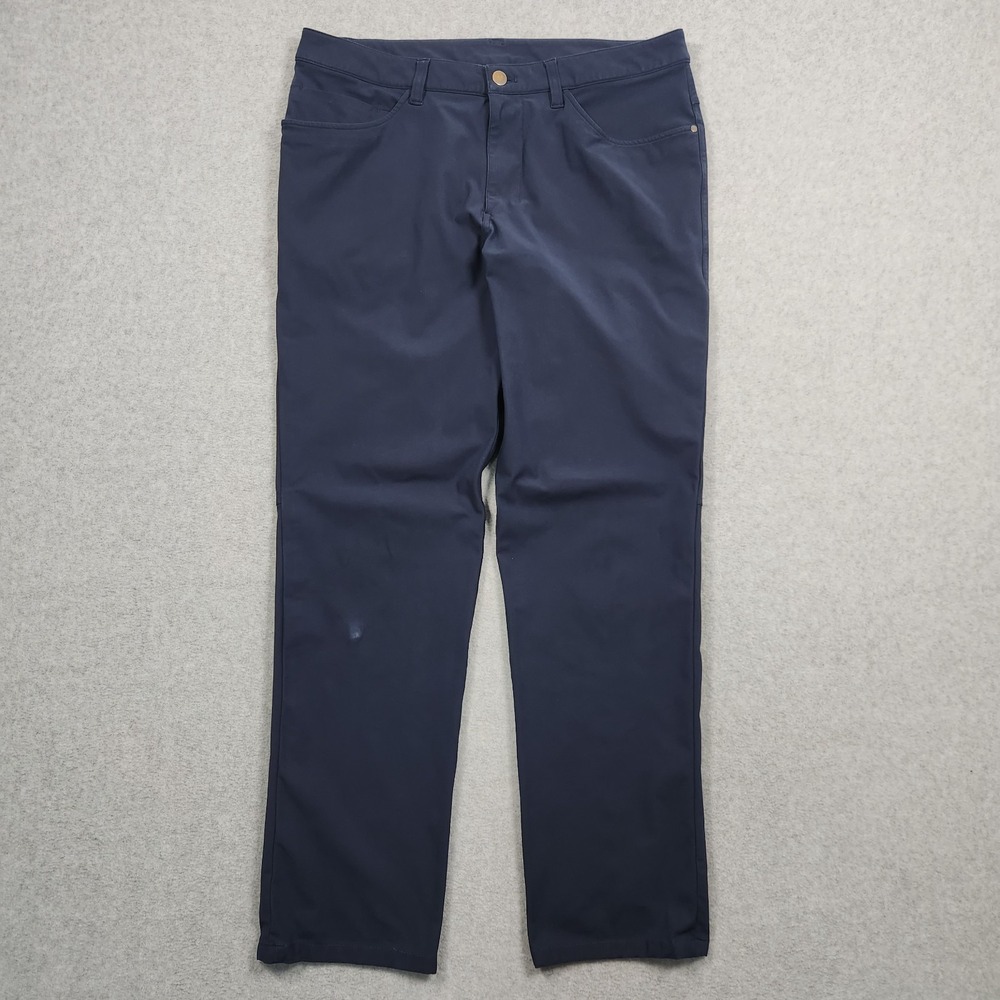 Lululemon Pants Mens 34X30‎ Blue ABC Classic Straight Leg Stretch Classic Casual